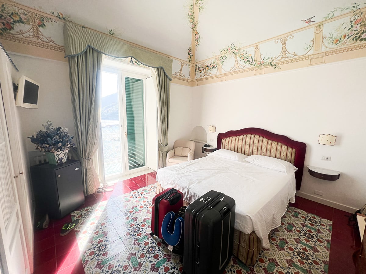 our bedroom at Hotel Luna Convento in Amalfi