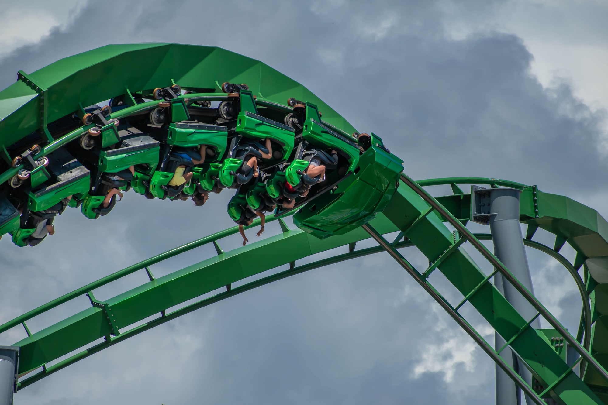 Hulk roller coaster at Islands of Adventure