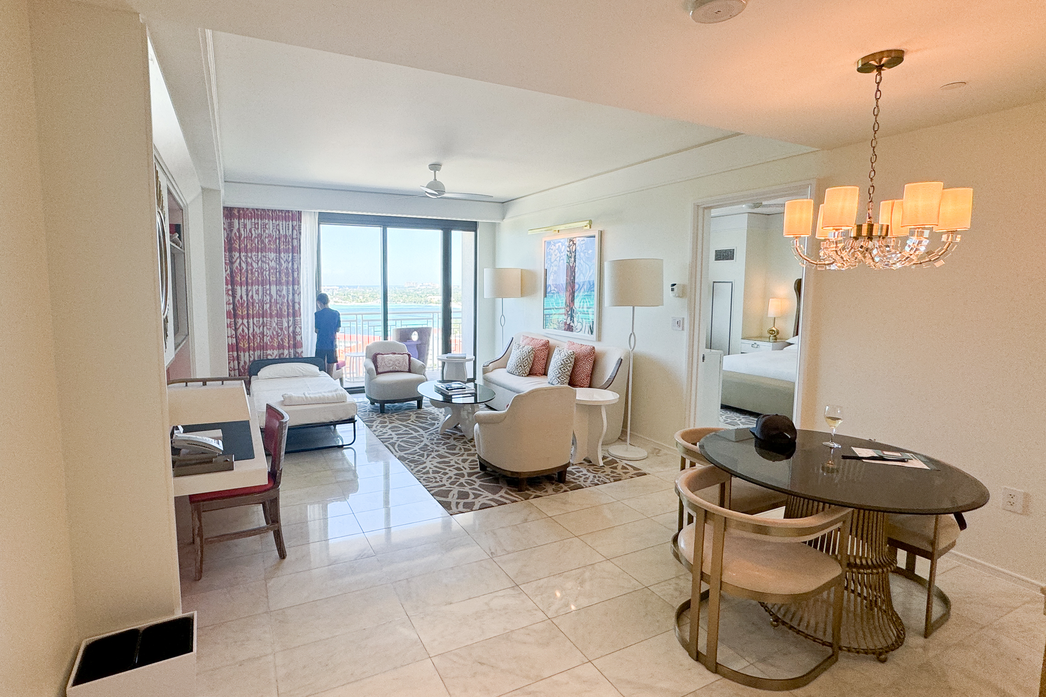 our room at the Grand Hyatt Reserve in Baha Mar