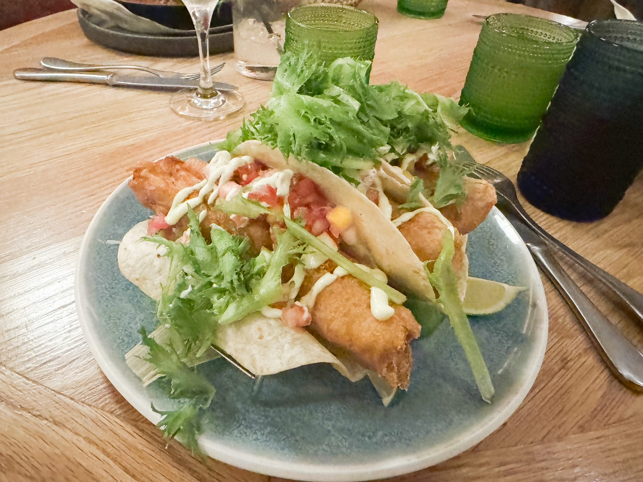 my fish tacos at Baha Mar