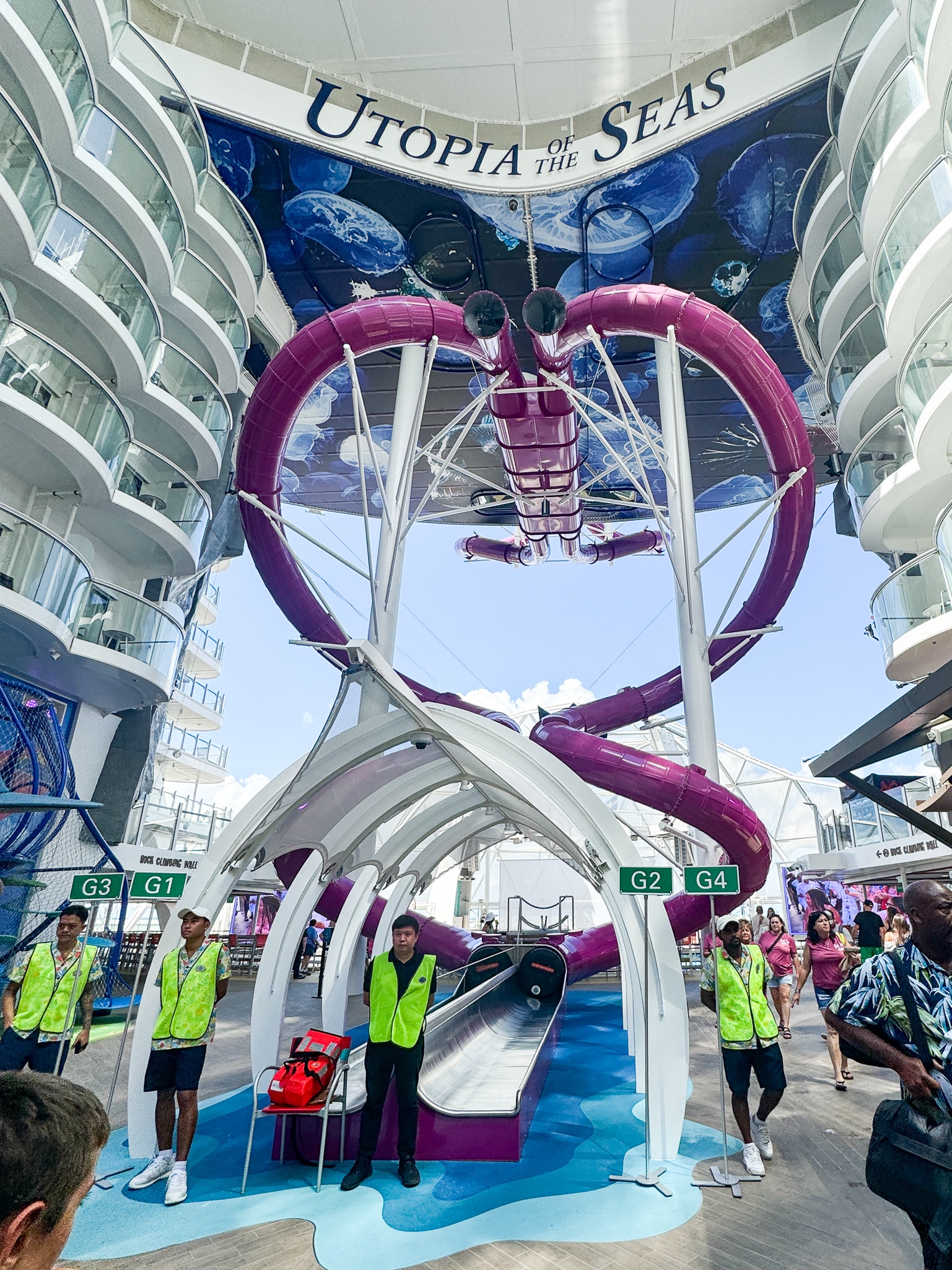 Abyss slide on Utopia of the Seas