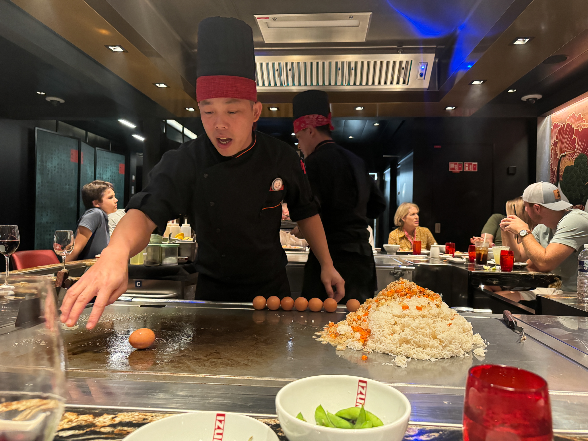 our chef at Izumi hibachi
