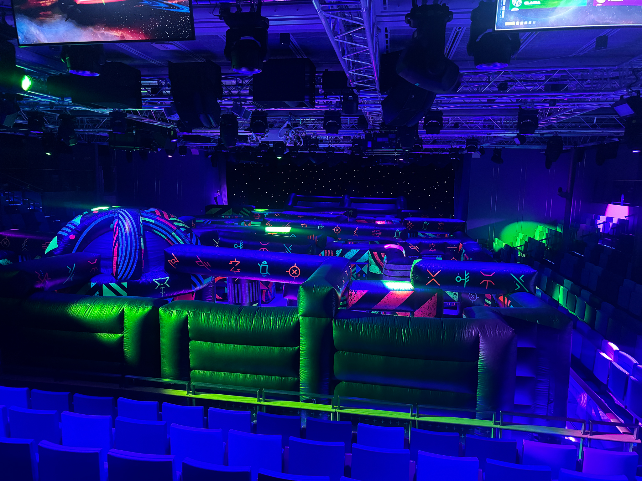 laser tag course on Utopia of the Seas