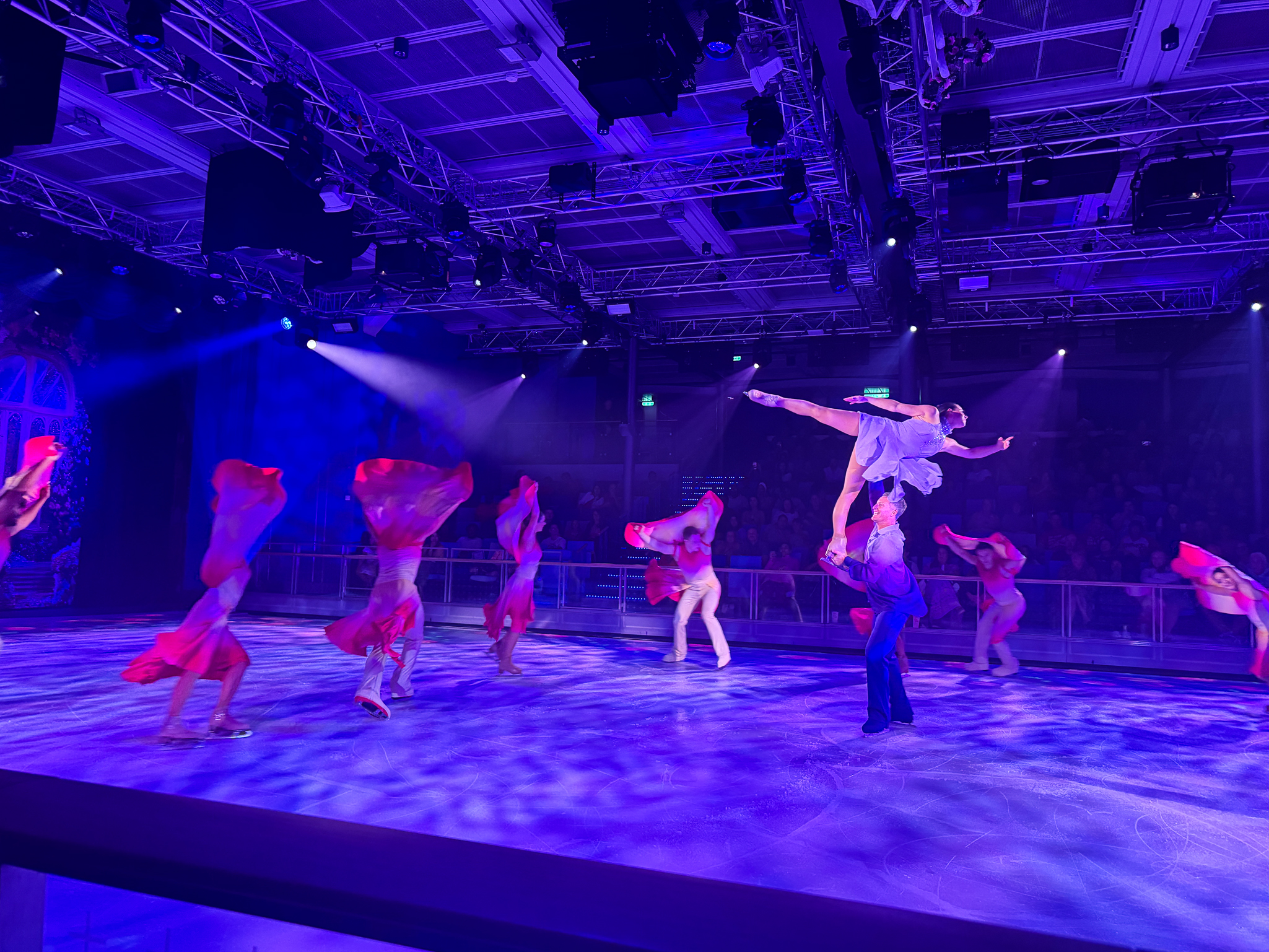 ice skating show on Utopia of the Seas