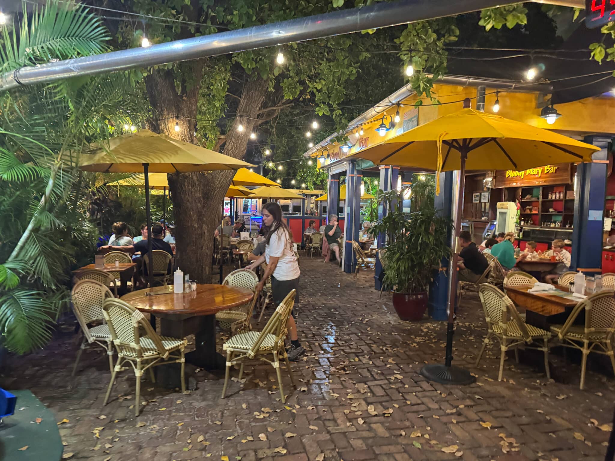 the patio at Ram's Head Southernmost