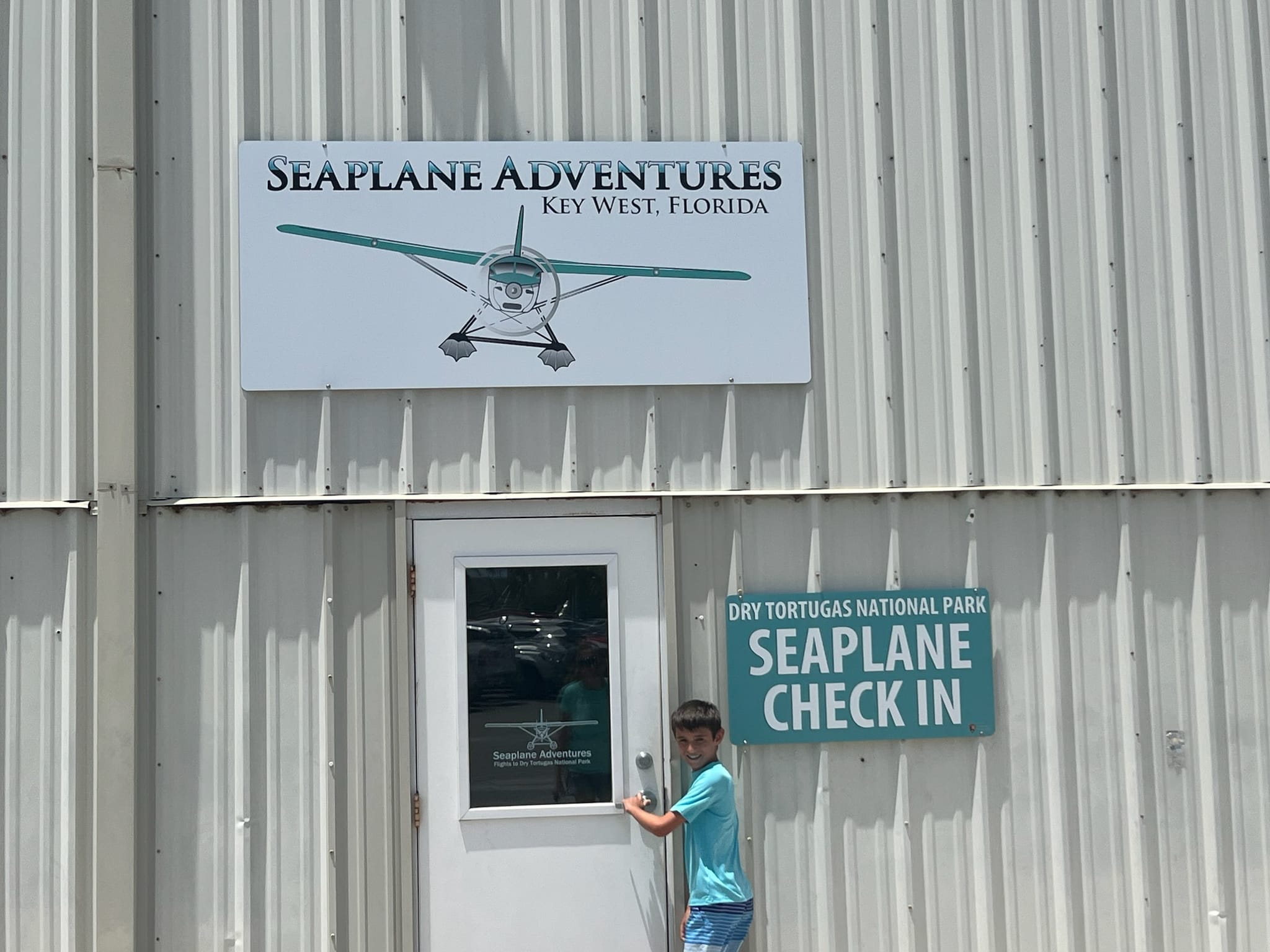 check in spot for the seaplane to Dry Tortugas
