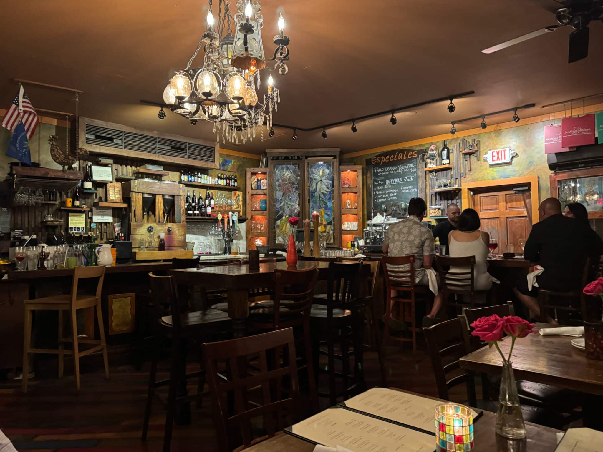 inside of Santiago's Bodega in Key West