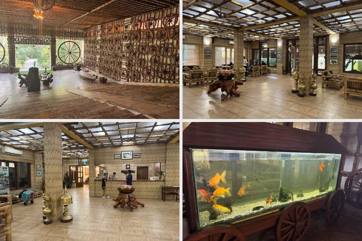 Hotel Borgos lobby and entrance