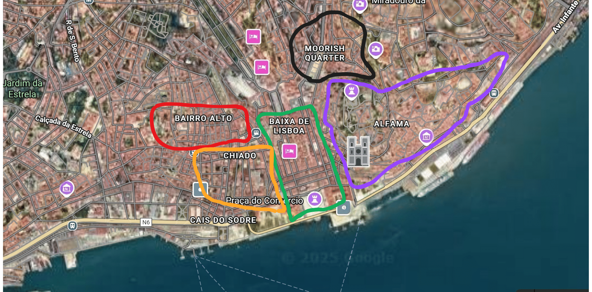 Lisbon_Neighborhoods neighborhoods in lisbon, portugal