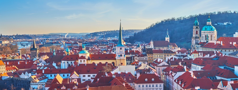 Panorama of Mala Strana and St Nicholas Church