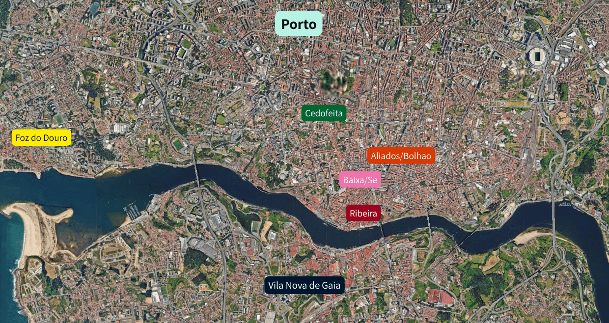 Porto_WTS Porto neighborhoods