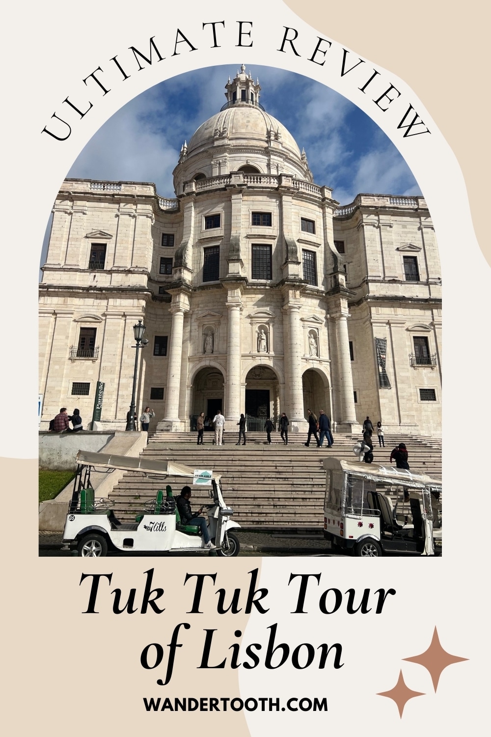 Tuk Tuk Tour of Lisbon pin1