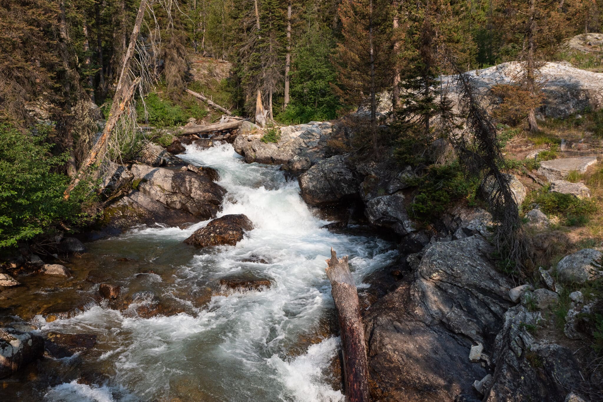 HIdden Falls near Jenny Lake in Grand Teton