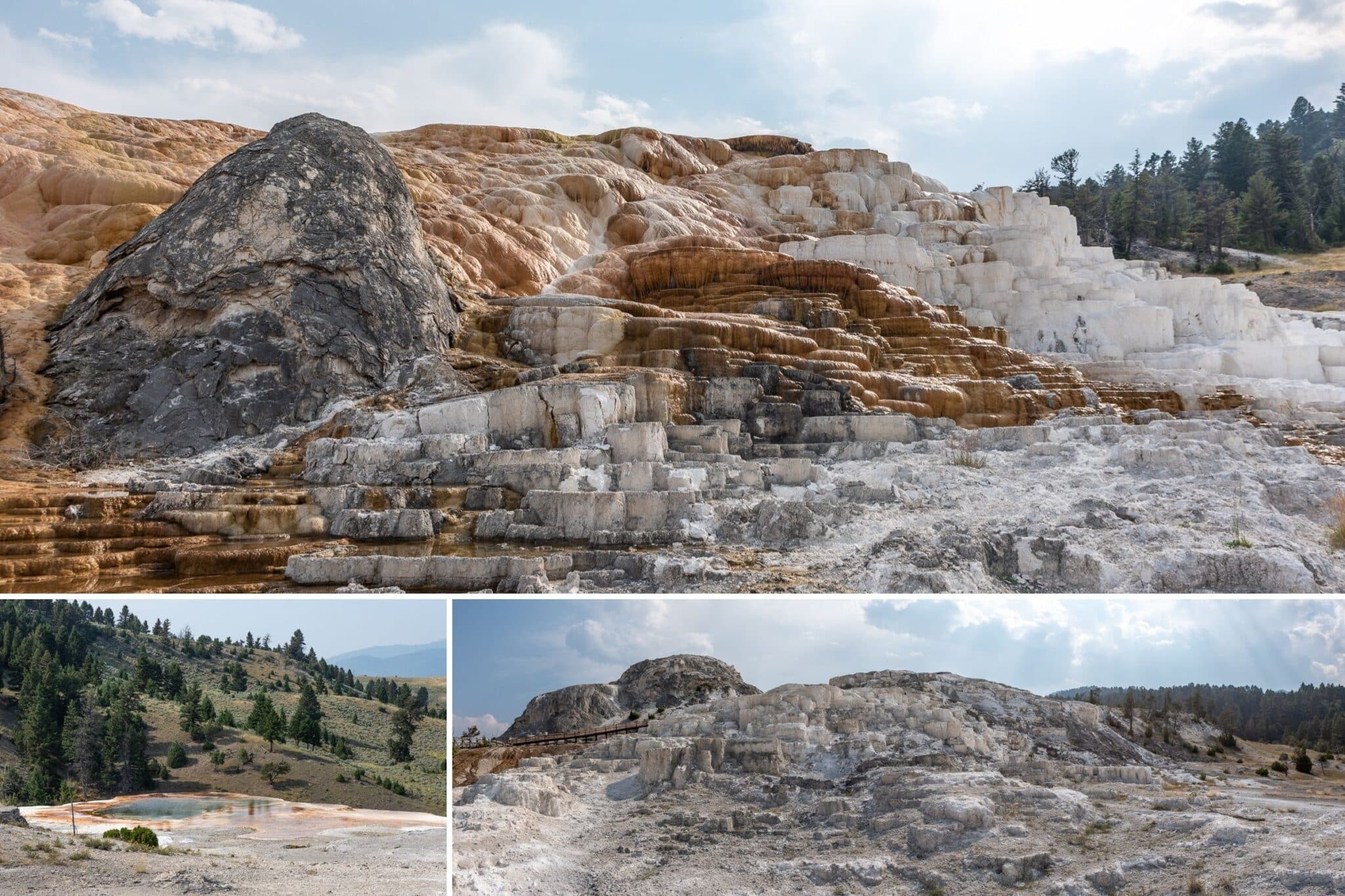 Mammoth Hot Springs in Yellowstone
