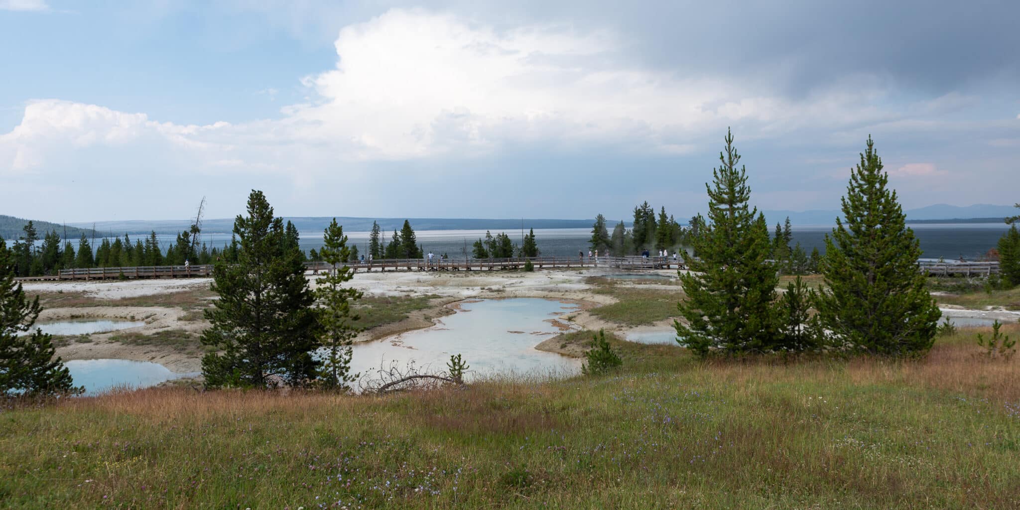 West Thumb Geyser Basin at Yellowstone National Park