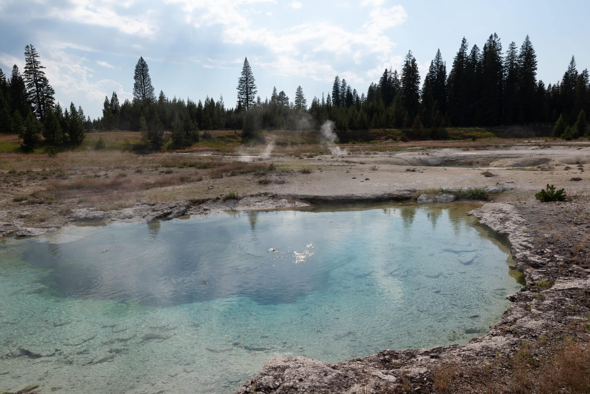 West Thumb Geyser Basin at Yellowstone National Park