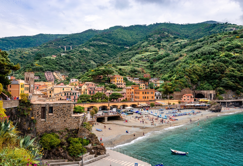Monterosso al Mare and Bar Alga beach