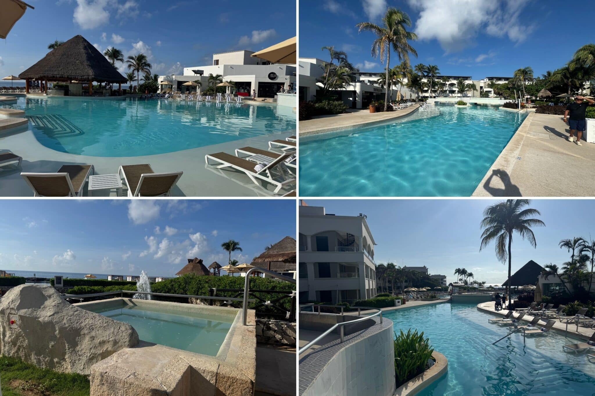 the azul pool at Hard Rock Riviera Maya