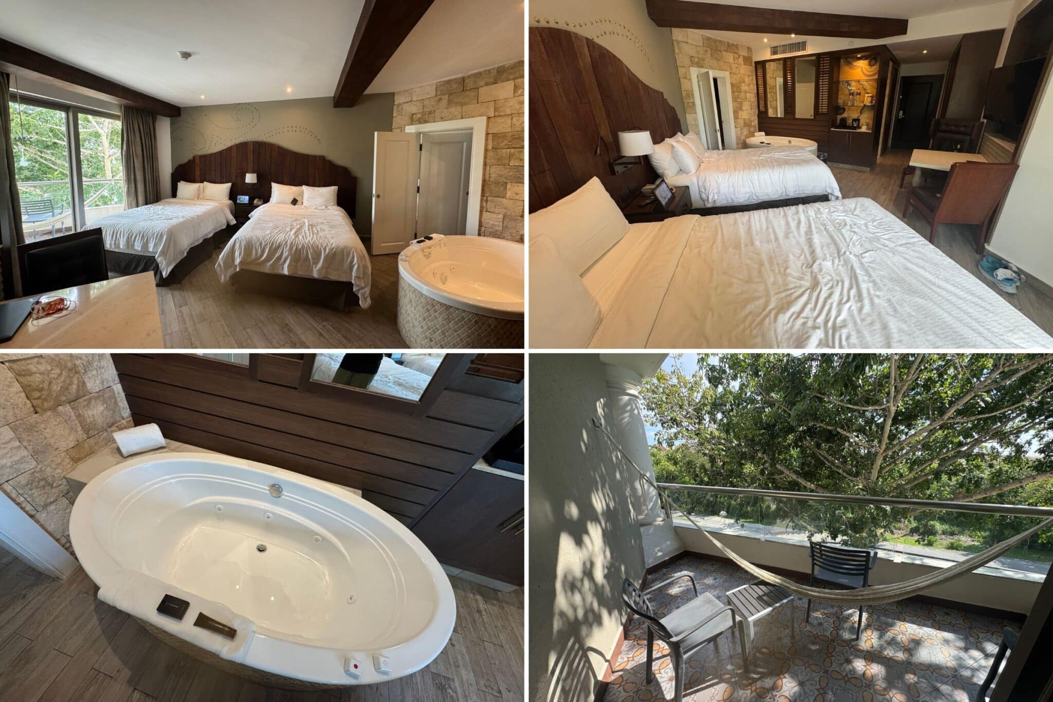 room with hot tub at hard rock riviera maya
