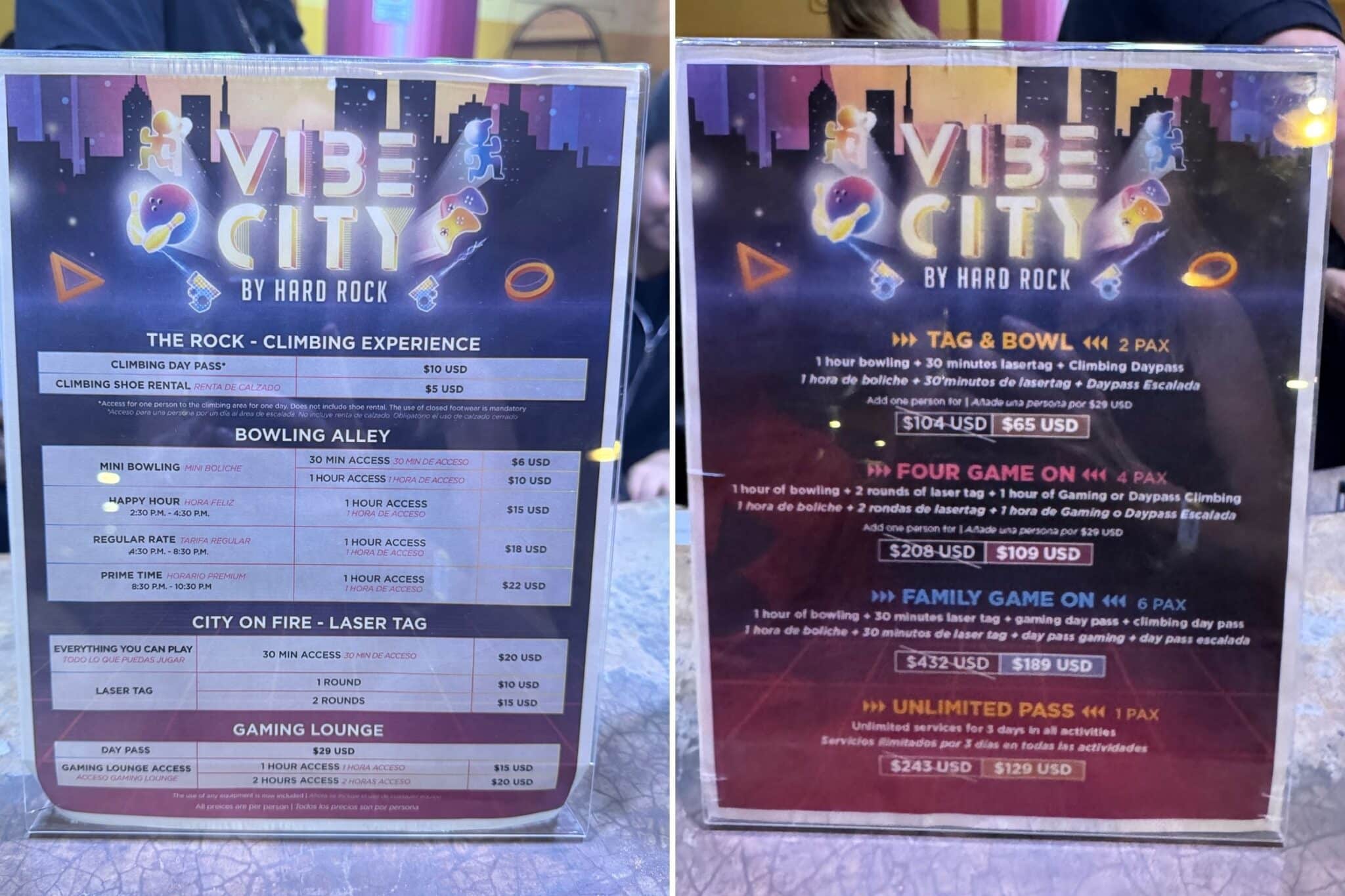 vibe city price sheets and deals at hard rock riviera maya