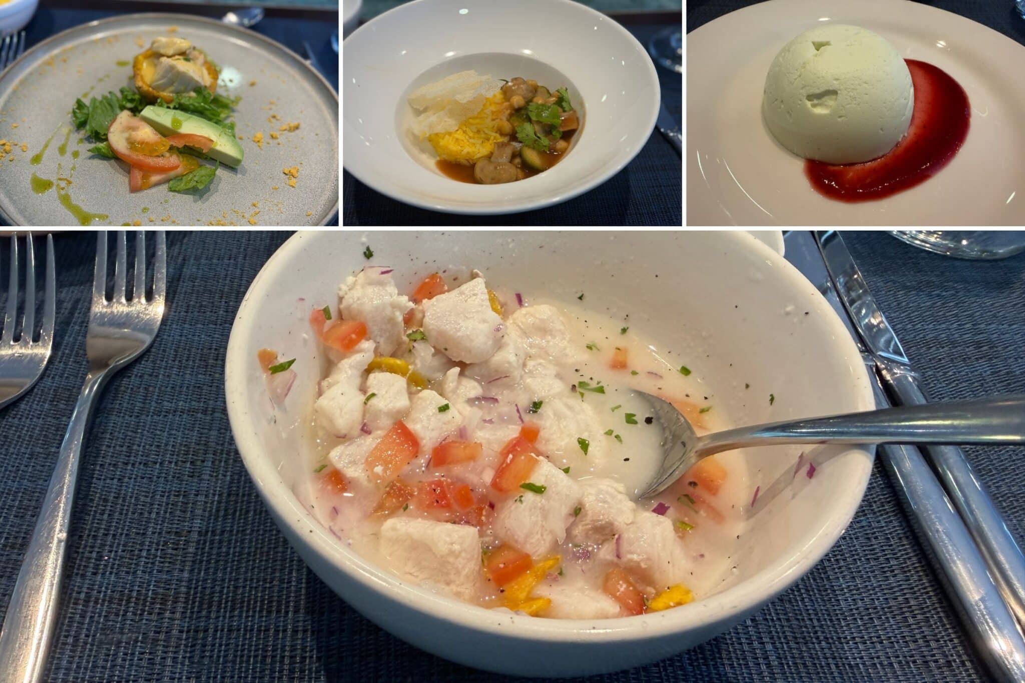 lunch on the ecogalaxy in galapagos, including making our own ceviche