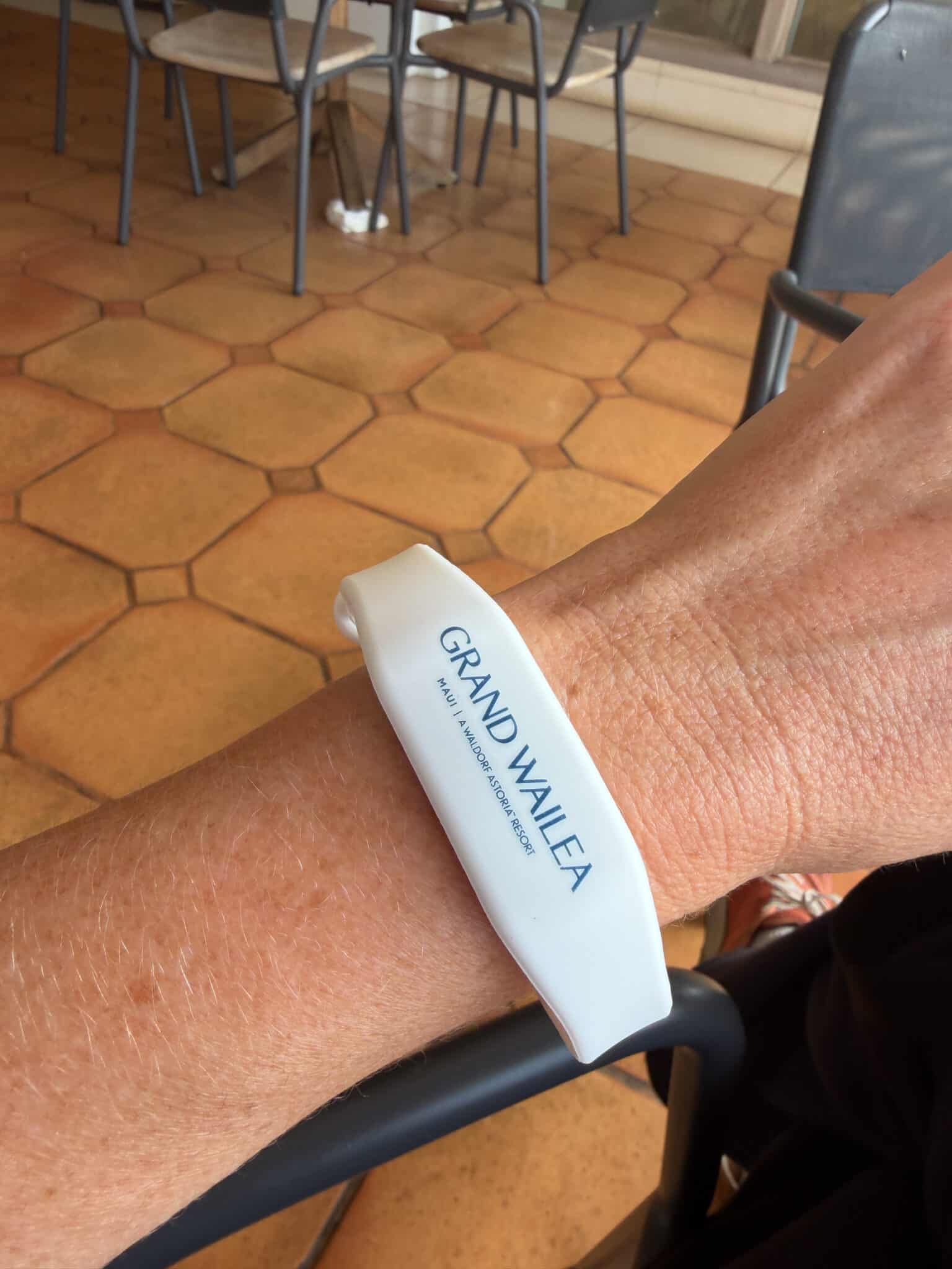 my guest wristband at grand wailea
