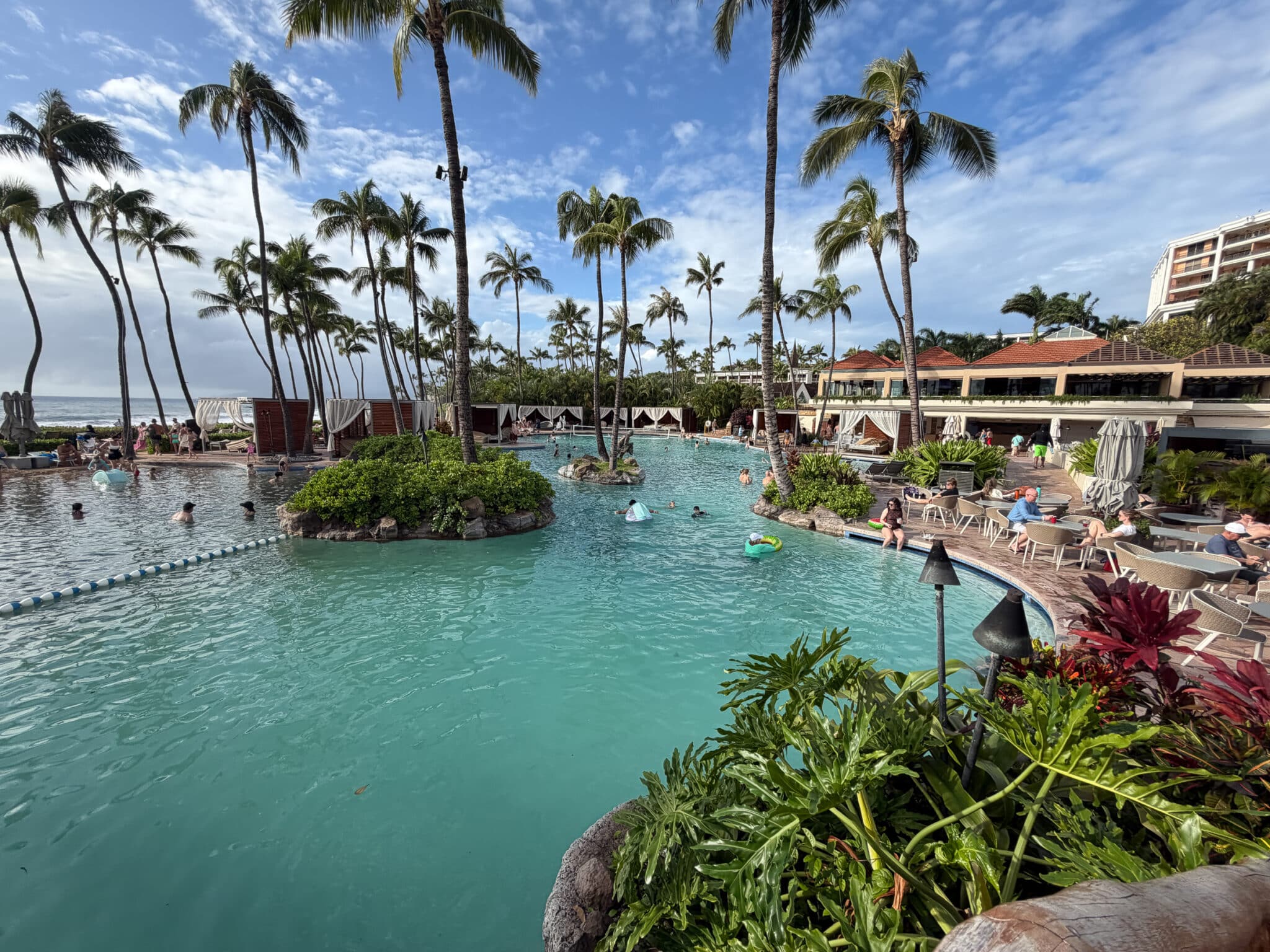 the main pool at Grand Wailea