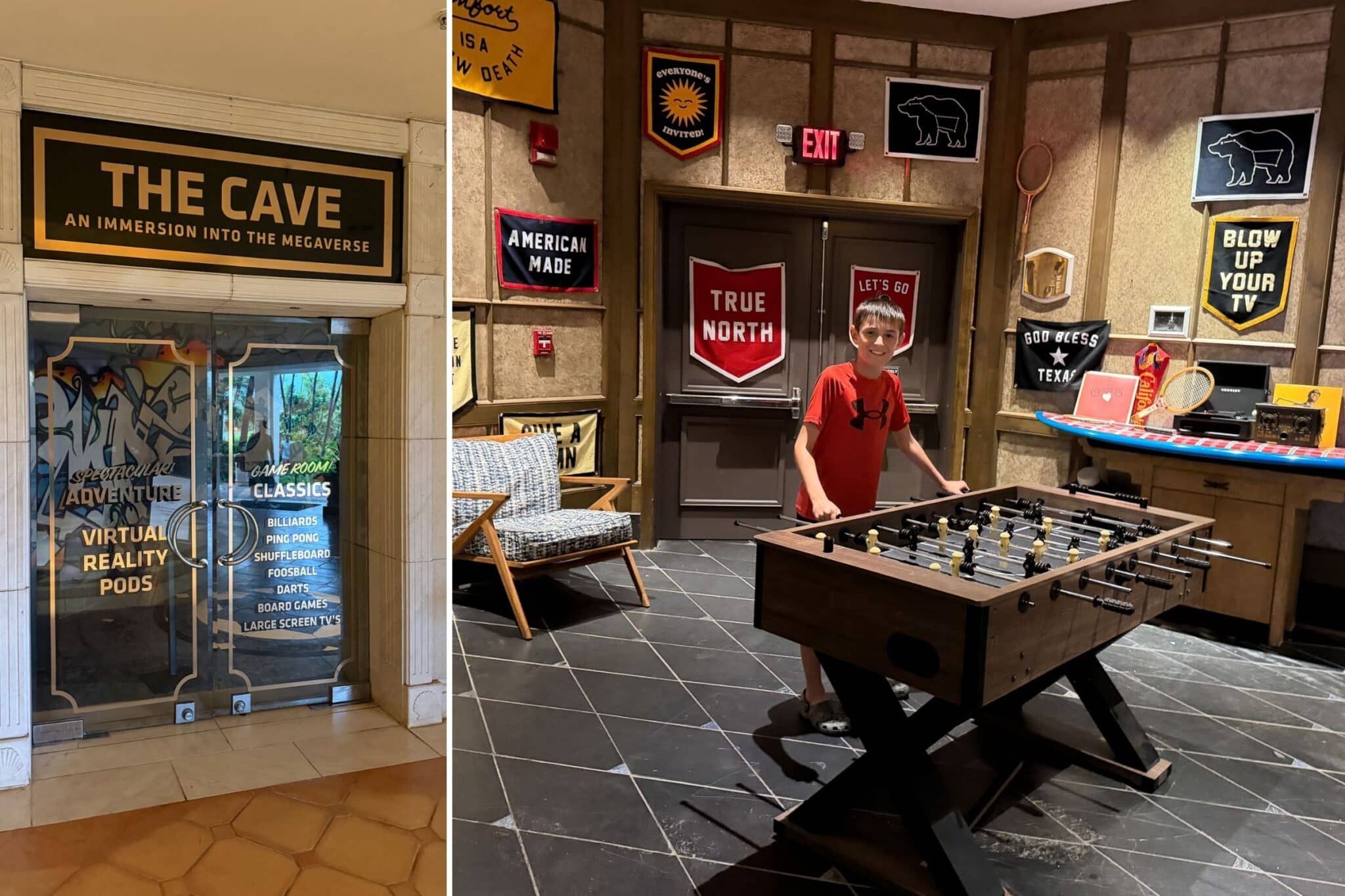 the cave, a game room at grand wailea